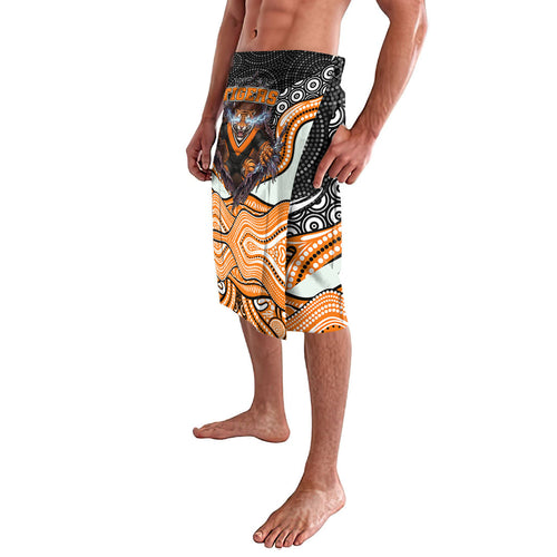 Wests Tigers Lavalava The Scream of Lightning Eyes - Indigenous Dot Ripping Effect