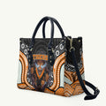 Wests Tigers Leather Bag The Scream of Lightning Eyes - Indigenous Dot Ripping Effect