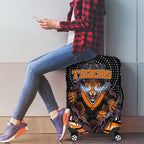 Wests Tigers Luggage Cover The Scream of Lightning Eyes - Indigenous Dot Ripping Effect