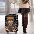 Wests Tigers Luggage Cover The Scream of Lightning Eyes - Indigenous Dot Ripping Effect