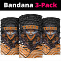 Wests Tigers Neck Gaiter The Scream of Lightning Eyes - Indigenous Dot Ripping Effect