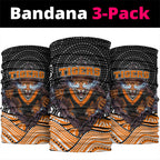 Wests Tigers Neck Gaiter The Scream of Lightning Eyes - Indigenous Dot Ripping Effect