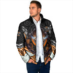 Wests Tigers Padded Jacket The Scream of Lightning Eyes - Indigenous Dot Ripping Effect