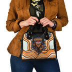 Wests Tigers Shoulder Handbag The Scream of Lightning Eyes - Indigenous Dot Ripping Effect