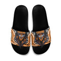 Wests Tigers Slide Sandals The Scream of Lightning Eyes - Indigenous Dot Ripping Effect