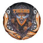 Wests Tigers Spare Tire Cover The Scream of Lightning Eyes - Indigenous Dot Ripping Effect