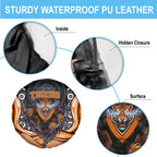 Wests Tigers Spare Tire Cover The Scream of Lightning Eyes - Indigenous Dot Ripping Effect