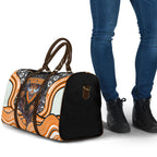 Wests Tigers Travel Bag The Scream of Lightning Eyes - Indigenous Dot Ripping Effect