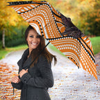 Wests Tigers Umbrella The Scream of Lightning Eyes - Indigenous Dot Ripping Effect