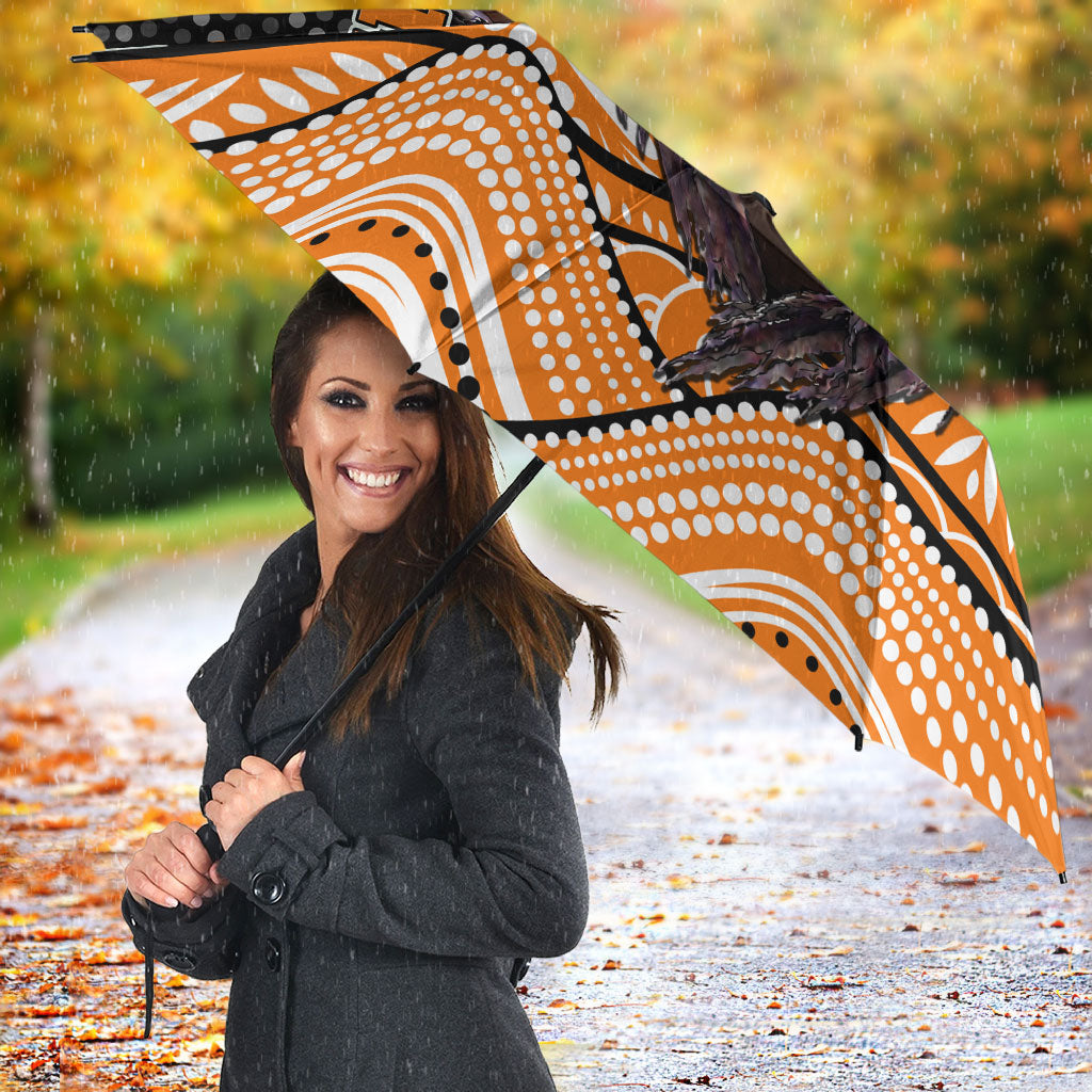 Wests Tigers Umbrella The Scream of Lightning Eyes - Indigenous Dot Ripping Effect