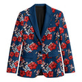 Sydney Roosters Blazer Tropical Hibiscus Floral Seamless Rugby Mascot