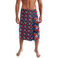 Sydney Roosters Lavalava Tropical Hibiscus Floral Seamless Rugby Mascot