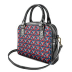 Sydney Roosters Shoulder Handbag Tropical Hibiscus Floral Seamless Rugby Mascot