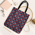 Sydney Roosters Tote Bag Tropical Hibiscus Floral Seamless Rugby Mascot
