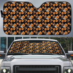 Wests Tigers Auto Sun Shade Tropical Hibiscus Floral Seamless Rugby Mascot