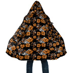 Wests Tigers Cloak Tropical Hibiscus Floral Seamless Rugby Mascot