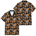 Wests Tigers Family Matching Tank Maxi Dress and Hawaiian Shirt Tropical Hibiscus Floral Seamless Rugby Mascot