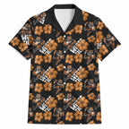 Wests Tigers Hawaiian Shirt Tropical Hibiscus Floral Seamless Rugby Mascot