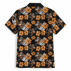Wests Tigers Hawaiian Shirt Tropical Hibiscus Floral Seamless Rugby Mascot