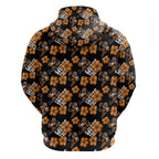 Wests Tigers Hoodie Tropical Hibiscus Floral Seamless Rugby Mascot