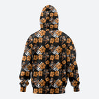 Wests Tigers Hoodie Tropical Hibiscus Floral Seamless Rugby Mascot