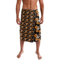 Wests Tigers Lavalava Tropical Hibiscus Floral Seamless Rugby Mascot