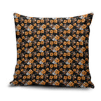 Wests Tigers Pillow Cover Tropical Hibiscus Floral Seamless Rugby Mascot