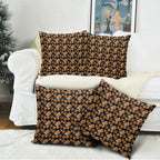 Wests Tigers Pillow Cover Tropical Hibiscus Floral Seamless Rugby Mascot