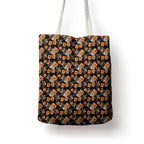 Wests Tigers Tote Bag Tropical Hibiscus Floral Seamless Rugby Mascot