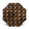 Wests Tigers Umbrella Tropical Hibiscus Floral Seamless Rugby Mascot