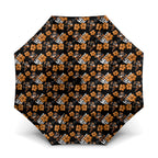 Wests Tigers Umbrella Tropical Hibiscus Floral Seamless Rugby Mascot