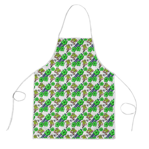 Canberra Raiders Apron Tropical Hibiscus Floral Seamless Rugby Mascot