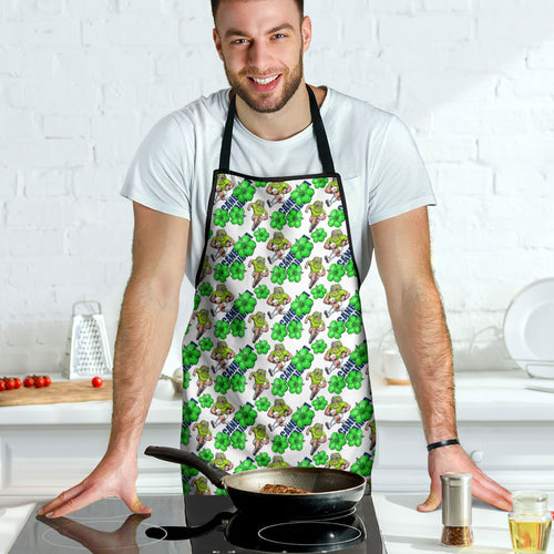 Canberra Raiders Apron Tropical Hibiscus Floral Seamless Rugby Mascot