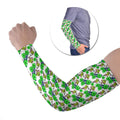 Canberra Raiders Arm Sleeves Tropical Hibiscus Floral Seamless Rugby Mascot