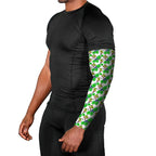 Canberra Raiders Arm Sleeves Tropical Hibiscus Floral Seamless Rugby Mascot