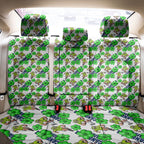 Canberra Raiders Back Car Seat Cover Tropical Hibiscus Floral Seamless Rugby Mascot