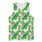 Canberra Raiders Basketball Jersey Tropical Hibiscus Floral Seamless Rugby Mascot