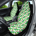Canberra Raiders Car Seat Cover Tropical Hibiscus Floral Seamless Rugby Mascot