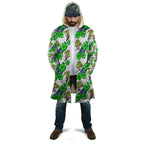 Canberra Raiders Cloak Tropical Hibiscus Floral Seamless Rugby Mascot