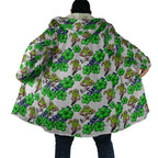 Canberra Raiders Cloak Tropical Hibiscus Floral Seamless Rugby Mascot