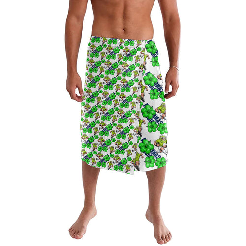 Canberra Raiders Lavalava Tropical Hibiscus Floral Seamless Rugby Mascot
