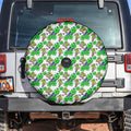 Canberra Raiders Spare Tire Cover Tropical Hibiscus Floral Seamless Rugby Mascot