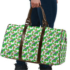 Canberra Raiders Travel Bag Tropical Hibiscus Floral Seamless Rugby Mascot