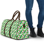 Canberra Raiders Travel Bag Tropical Hibiscus Floral Seamless Rugby Mascot