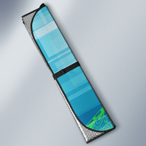 Australia Men National Water Polo Team Auto Sun Shade Aboriginal Dot Art Style Patriotic Aquatic Sport