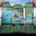 Australia Men National Water Polo Team Back Car Seat Cover Aboriginal Dot Art Style Patriotic Aquatic Sport