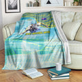 Australia Men National Water Polo Team Blanket Aboriginal Dot Art Style Patriotic Aquatic Sport