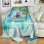 Australia Men National Water Polo Team Blanket Aboriginal Dot Art Style Patriotic Aquatic Sport