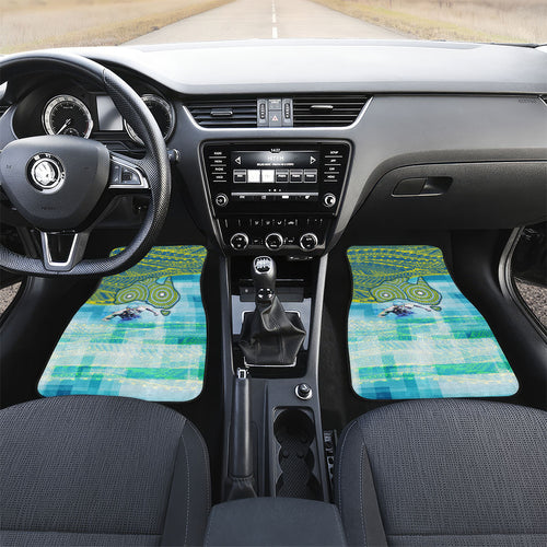 Australia Men National Water Polo Team Car Mats Aboriginal Dot Art Style Patriotic Aquatic Sport
