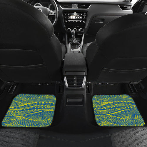 Australia Men National Water Polo Team Car Mats Aboriginal Dot Art Style Patriotic Aquatic Sport